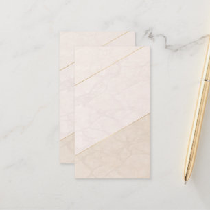 Horário Cartão de Compromisso Elegante em Branco – Marfim