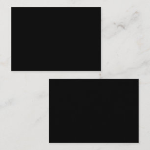 Horário Cartão de Encontro de Luxo Preto Elegância Minim