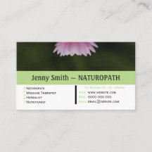 Cartão de visita de Compromisso de Lily Naturopath