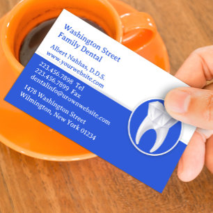 Horário Cartão de visita de dental com compromisso