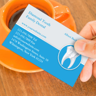 Horário Cartão de visita de dental com compromisso