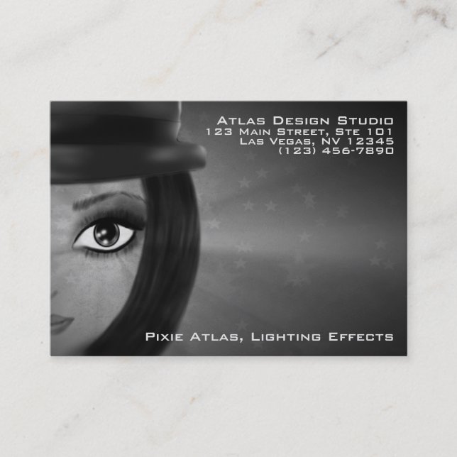 Horário Cartão de visita do duende (Frente)