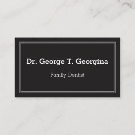 Horário Cartão de visita Escuro, Limpo, Profissional