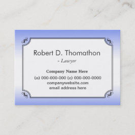 Horário Cartão de visita informativo azul-claro elegante