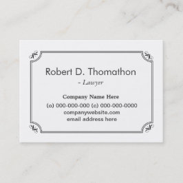 Horário Cartão de visita simples, branca, informativa