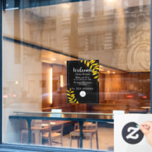 Horário de Funcionamento Minimalista