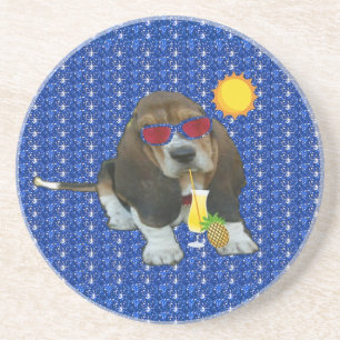 Horário de Verão do Bebê Basset porta copos