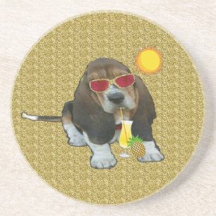 Horário de Verão do Bebê Basset porta copos