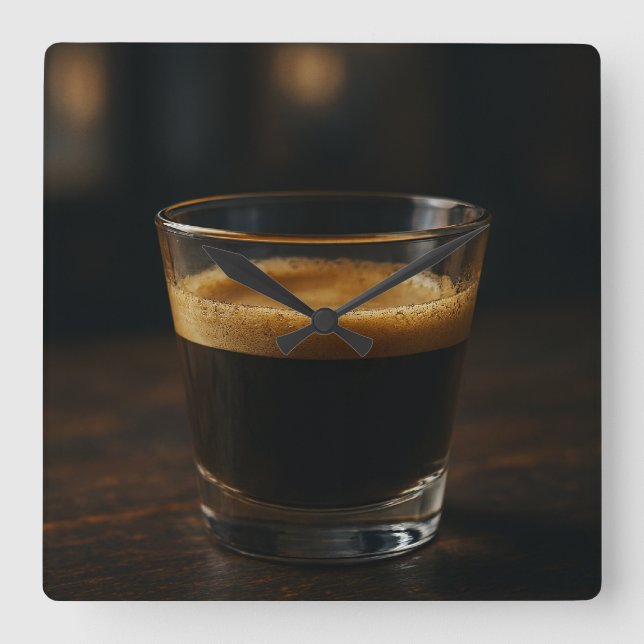 Horário do Café - Relógio de Parede Cozy (Frente)
