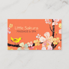 Horário Lil Sakura Bird Massage + Cartão de Nomeação Spa