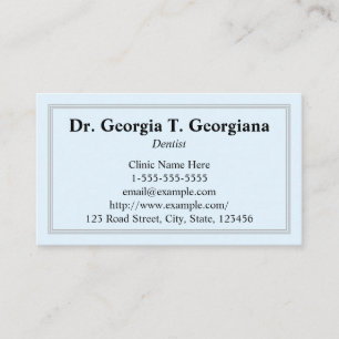 Horário Luz - azul, cartão de visita simples, profissiona