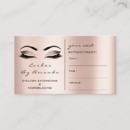 Horário Manipulação de Cartão de Compromisso Artista Rosa 