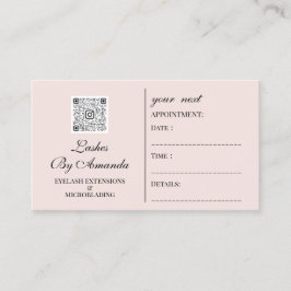 Horário Maquiagem de Cartão de Compromisso Logotipo de Art