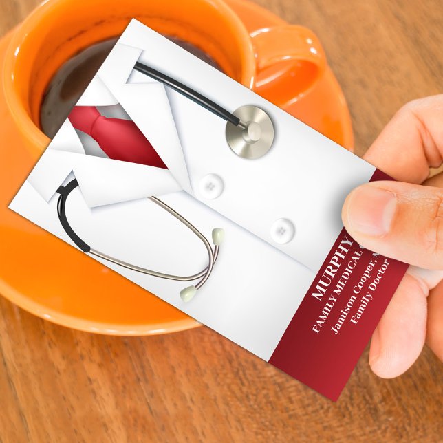 Horário Modelo de Cartão de Visita de Consulta Médica (Criador carregado)