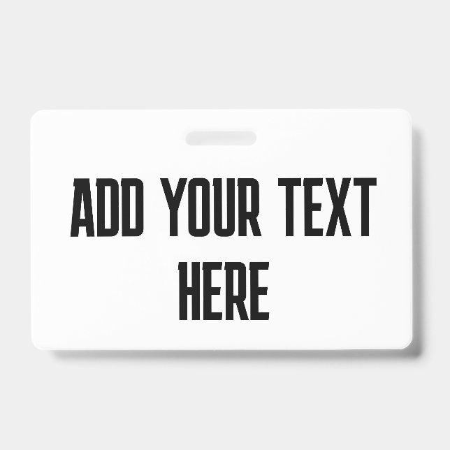 HORIZONTAL DO crachá ADICIONAR O TEXTO PERSONALIZA (Front)