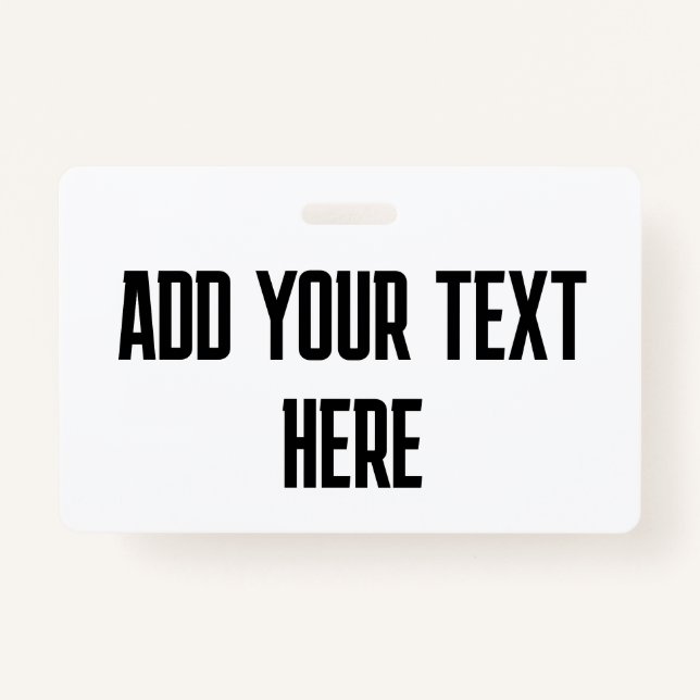 HORIZONTAL DO crachá ADICIONAR O TEXTO PERSONALIZA (Frente)