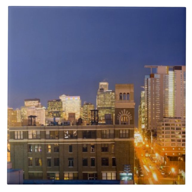 Horizonte de Chicago, Illinois, fotografado de Wes (Frente)