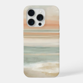Horizonte de Maré Suave – Pastel Abstrato da Costa