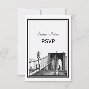 Horizonte de NYC Ponte Bklyn #2 Gravado RSVP