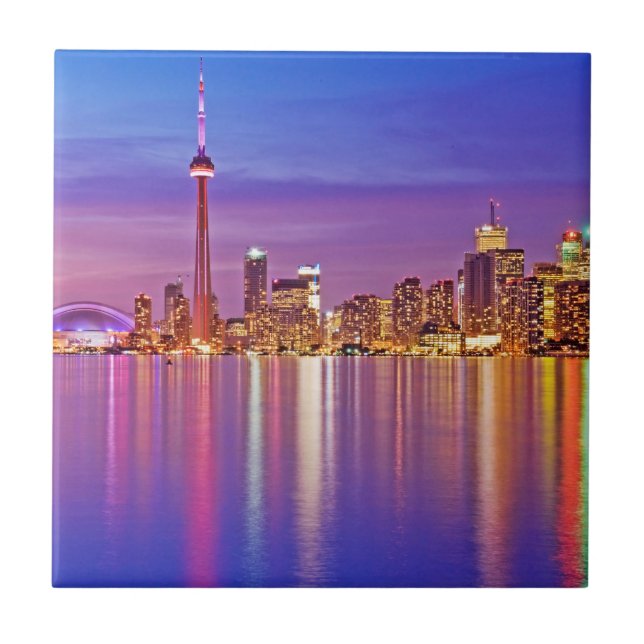 Horizonte de Toronto ao Crepúsculo (Frente)