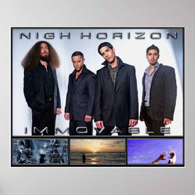 Horizonte Noturno | Poster comemorativa immóvel (Frente)