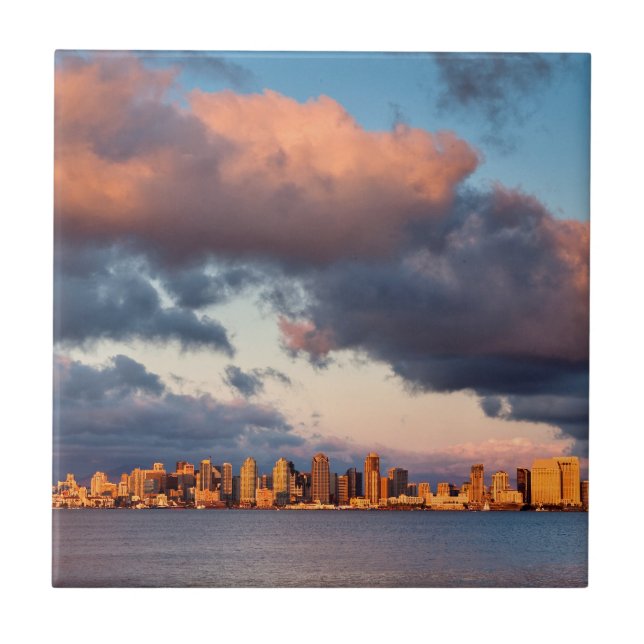 Horizonte urbano da cidade de Baía de San Diego (Frente)