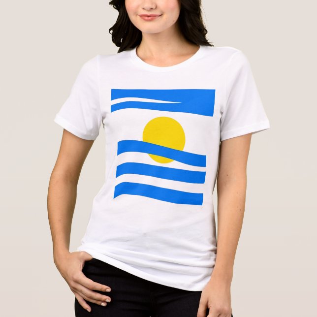 Horizontes Negros: A Abstrato Sinalizador T-Shirt (Frente)
