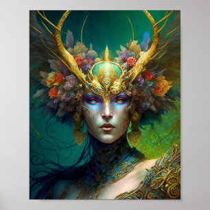 Hormona Elf Fantasy Art Poster