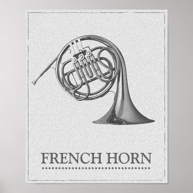 Horn Poster Art francês (Frente)