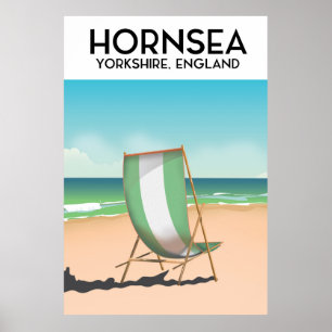 Hornsea, Hornsea, Yorkshire Inglaterra pôster de v