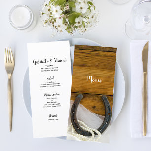 Horradura e Pérolas - Menu Western Wedding