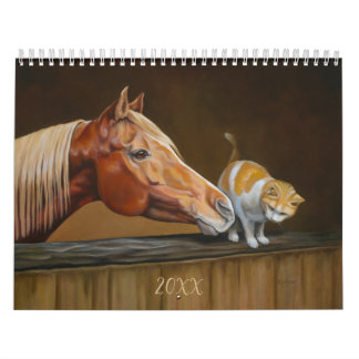 Horse and Animal Art 2023 Calendário Personalizado