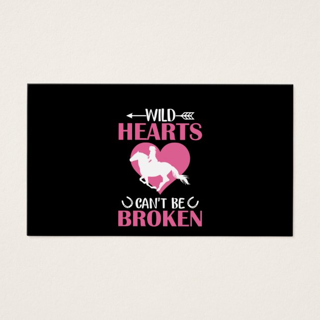 Horse Art Wild Hearts Can't Be Broken (Frente)