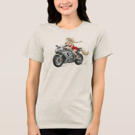 Horse Lady Motorcycle