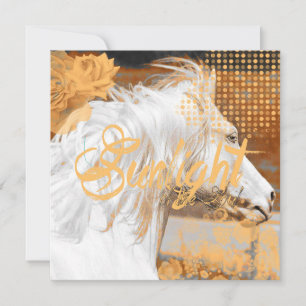 HORSE SERIE 3 - Cartão, Saudação, Convite