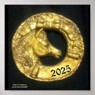 HORSE WREATH POSTER 2025