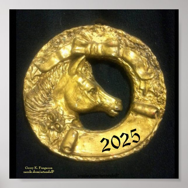 HORSE WREATH POSTER 2025 (Frente)
