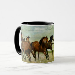 Horses Mug, Xícara de Café Equestre