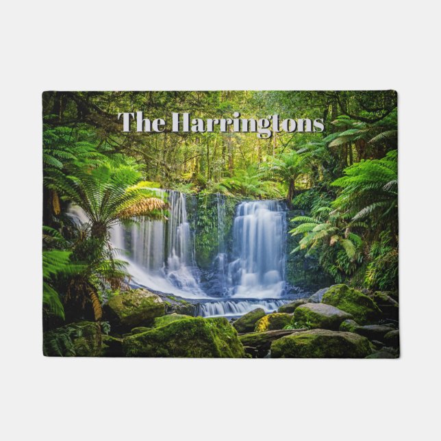 Horsferes Cai no tapete de porta personalizado (Frente)