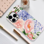 Hortênsia Rosa Azul Peônia Flor Floral Primavera<br><div class="desc">Eleve o estilo do seu telefone com a nossa Capinha Floral de Hortênsia Azul Rosa em Aquarela. Decorada com uma paleta pastel de hortênsia azul, peônia rosa e rosa, essa capinha Leve a beleza da primavera para onde quer que você vá</div>