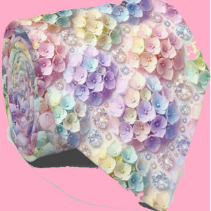 Hortênsias & Diamantes Gravata Listrada Pastel
