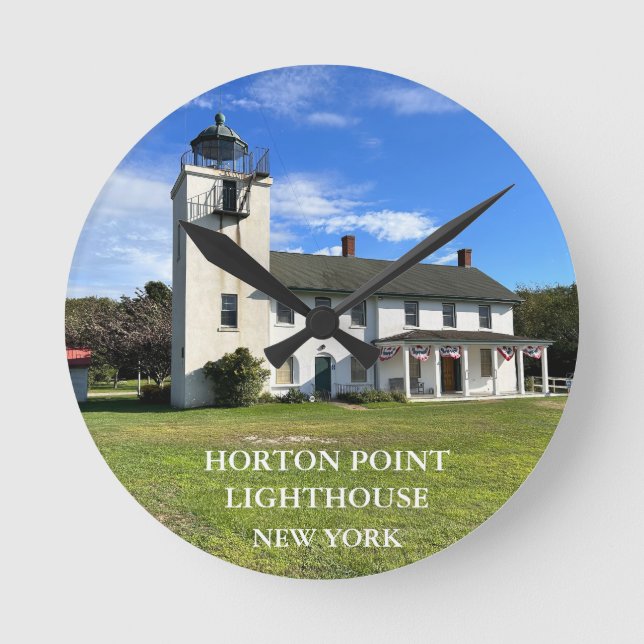 Horton Point Lighthouse, Relógio Round de Nova Ior (Frente)