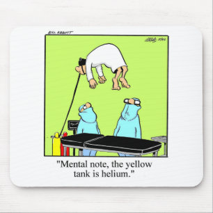Hospital Funny Humor Mousepad