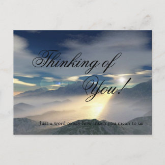 Hospitalidade: Pensando Em Você! Cartão Postal