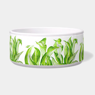 'Hosta com a mosta' em uma tigela de salada cerâmi