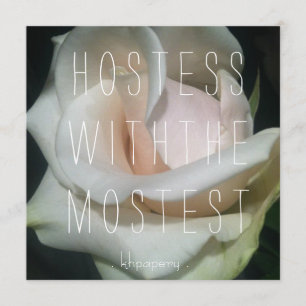 Hostess com a Mostest!Cartão de Agradecimento