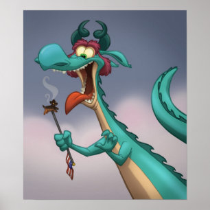 Hot Dog on a Stick Poster