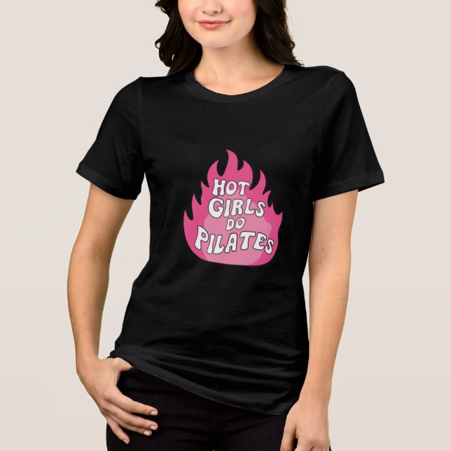 Hot Girls Do Pilates Sticker (Frente)
