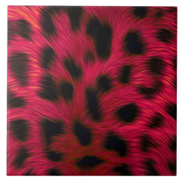 Hot Pink Leopard Print Faux
