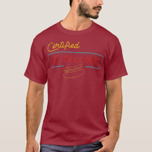 Hotdogologista certificado para camisa Hot Dog Pun